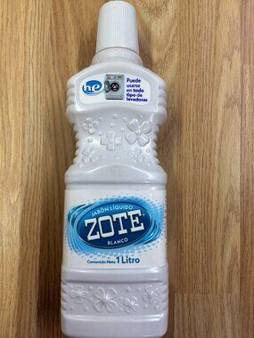 JABON ZOTE LIQUIDO WHITE LIQUID LAUNDRY SOAP 1 LT